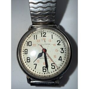 Vintage 1971 Bulova Accutron Railroad Approved Tuning Fork 214H Men's Watch